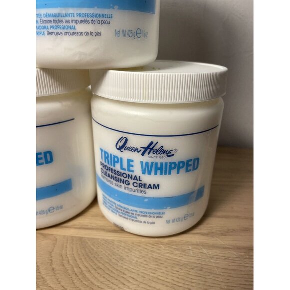 3x Queen Helene Professional Cleansing Cream, Triple Whipped & Extra Soft, 15oz - Picture 2 of 2